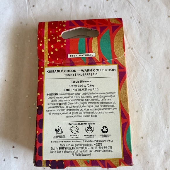 COPY - NWT BURT’s BEES💋Lip Shimmer🎁Gift Set (3/Box) - Picture 4 of 7